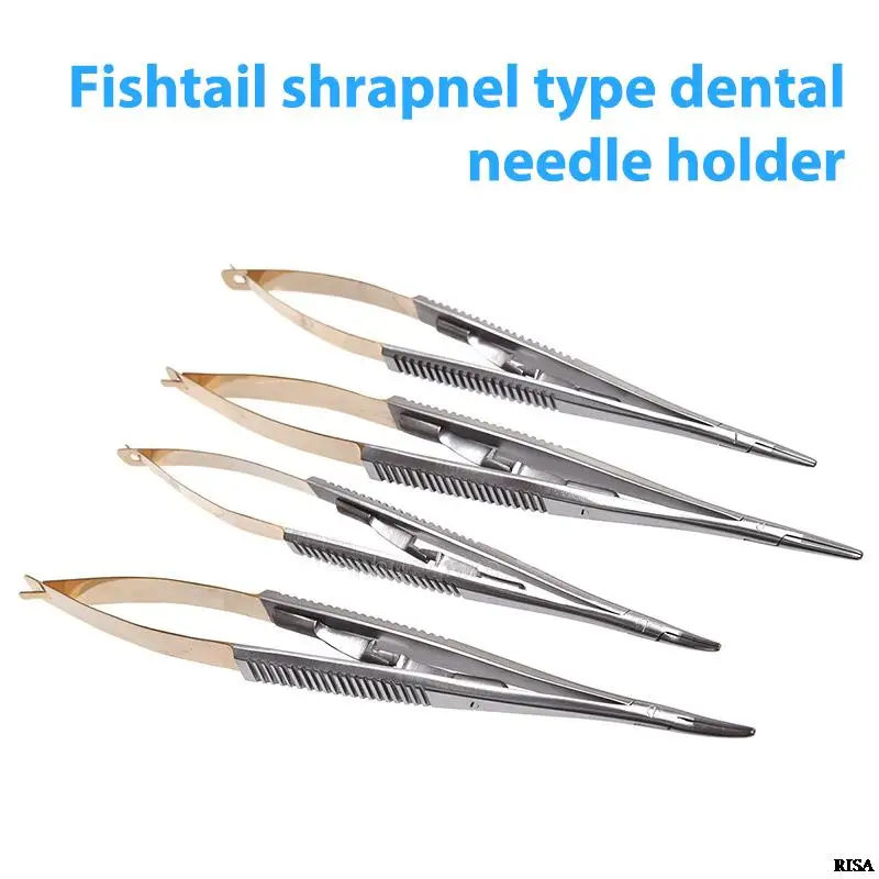 

1 шт. хирургический стоматологический ортодонтический имплантат Castroviejo игла Holde 14/16 см зажимные щипцы для локтя