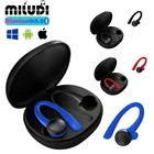 T7 наушники-вкладыши TWS Bluetooth наушники, беспроводные наушники Бизнес Беспроводная Bluetooth гарнитура водонепроницаемый стерео наушники для Xiaomi Huawei Iphone спортивные музыкальные наушники