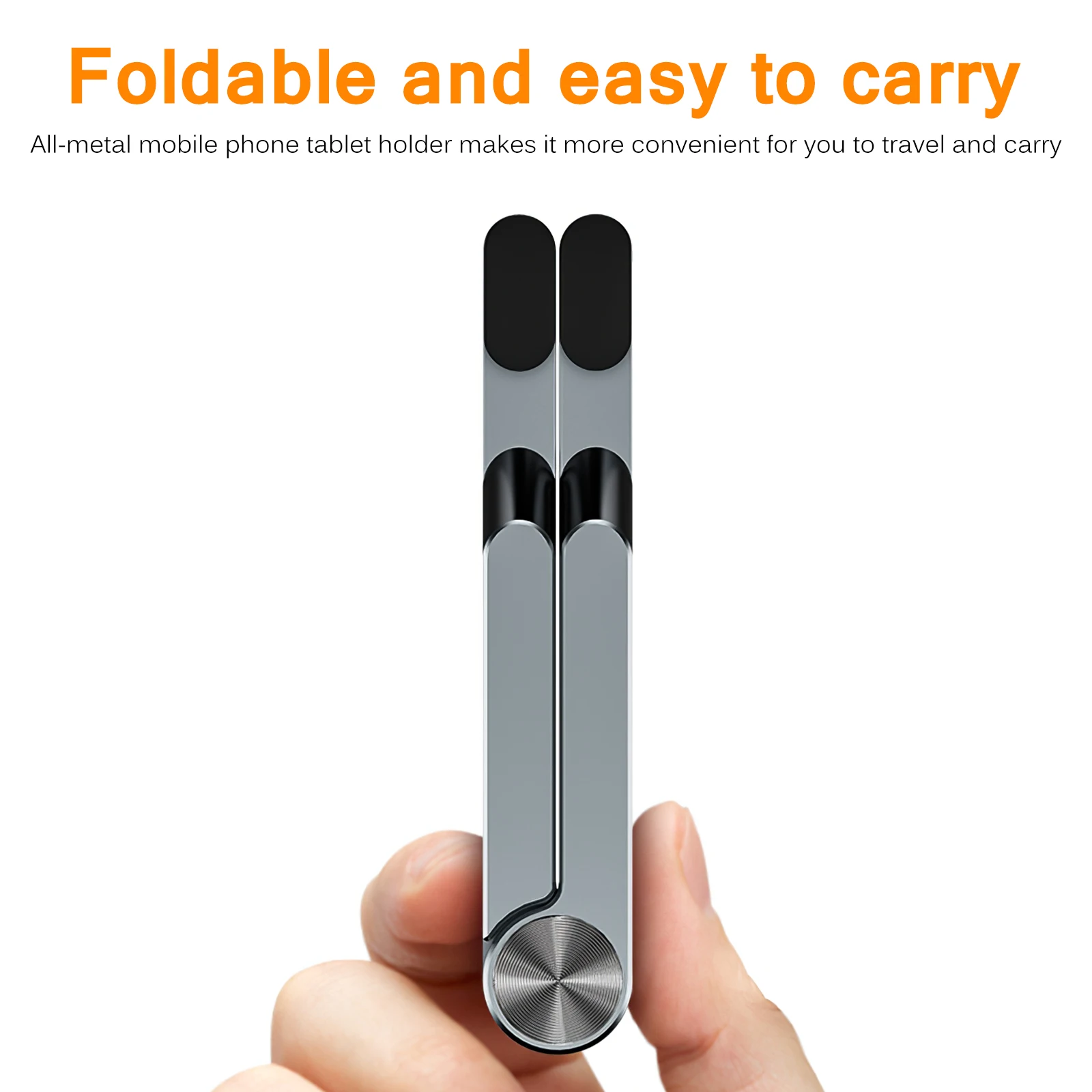 Не ржавеет силиконовая подкладка складной кронштейн для телефона компактный