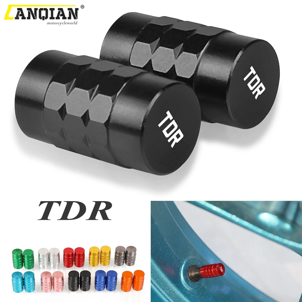 

For YAMAHA TDR125 TDR240 TDR250 TDR 125 240 250 Motorcycle Accessories CNC Wheel Tire Valve Caps Tyre Rim Stem Airdust Covers