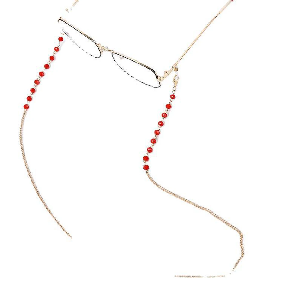 

Fashion Pearl Beaded Chain for Mask Women Girls Glasses Chains Lanyards Neck Strap Rope Reading Eyeglasses Cord Holder