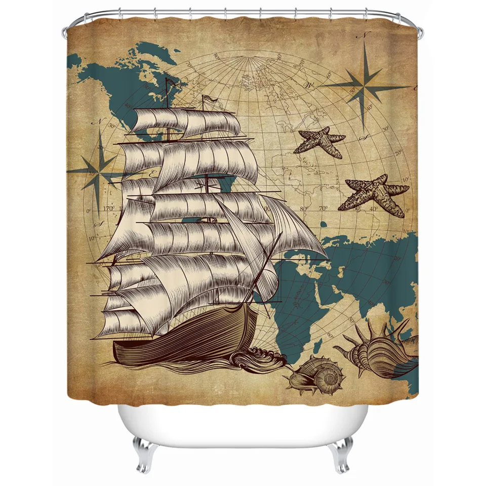 Постельные принадлежности Outlet, декоративная занавеска для душа, полиэстер, Водонепроницаемая яркая занавеска для ванной с крюком для ванной комнаты, cortina de ducha