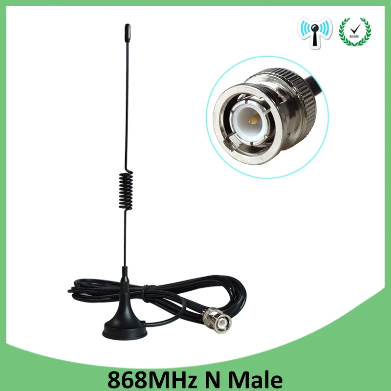 Антенна 868 мгц 915 фоторазъем BNC 5 дби мобильная магнитная радиоантенна VHF UHF 50 вт UT 102