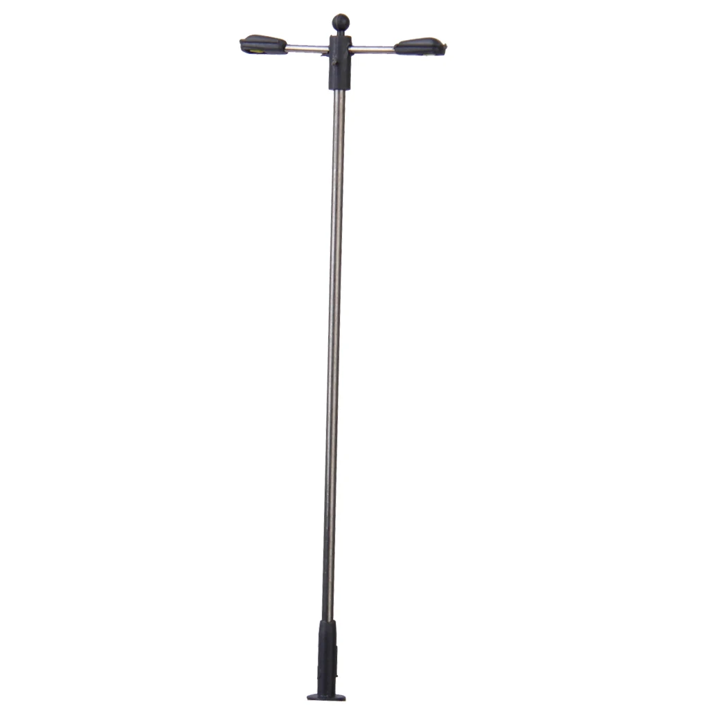 

10pcs Model Floor Lamp Double Landscape Layout Street Train Garden 1: 150