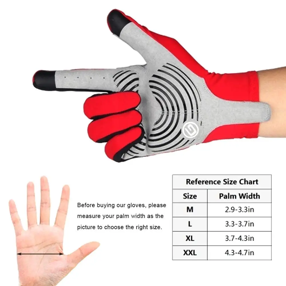 

Winter New Bicycle Cycling Gloves Warm Touchscreen Anti-slip Full Finger Waterproof Gloves Outdoor Bike Skiing Motorcycle Ridin