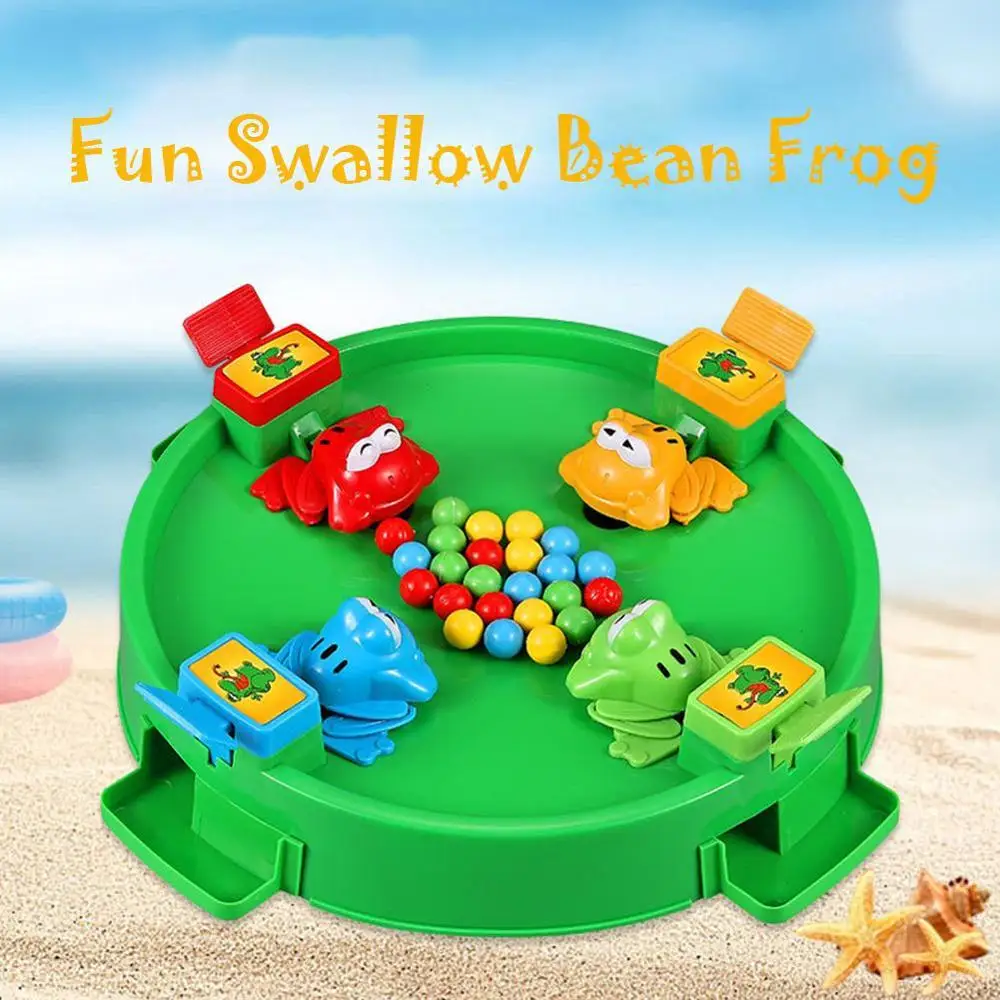 Funny Hungry Frogs Educational Toy Creative Desktop Interactive Game Beads Feeding Child Gift Puzzle Toys For Kids Party | Игрушки и