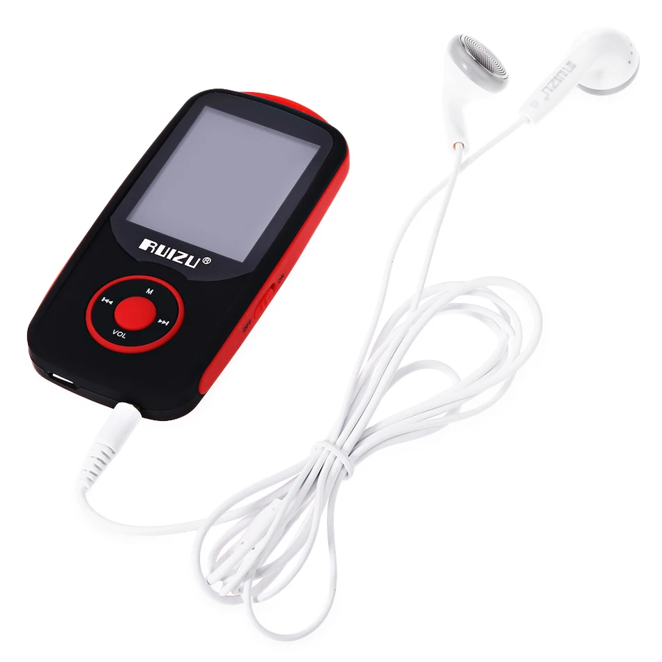 RUIZU X06 Bluetooth MP3 1 8 дюймовый TFT ЖК экран спортивный музыкальный плеер fm радио