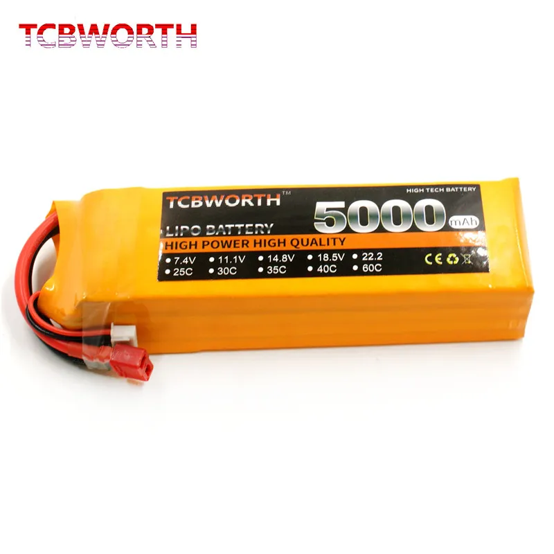 4S провод с силикатной гелевой Батарея 14 8 V 5000 мА/ч 60C Max 120C для радиоуправляемый