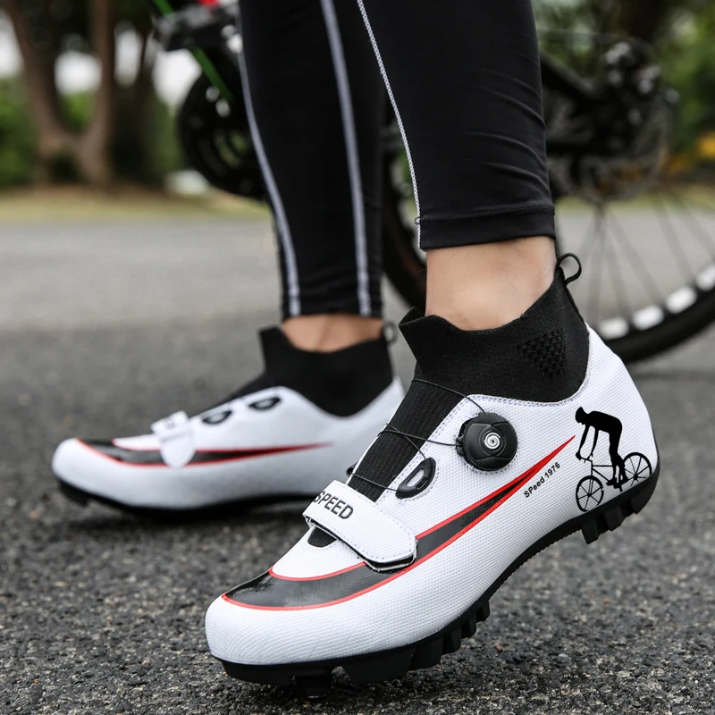 

Mtb Cycling Shoes Men Triathlon Self-Locking Road Bike Shoes Zapatillas Ciclismo Bicycle Sneakers Professional Athletic Footwear