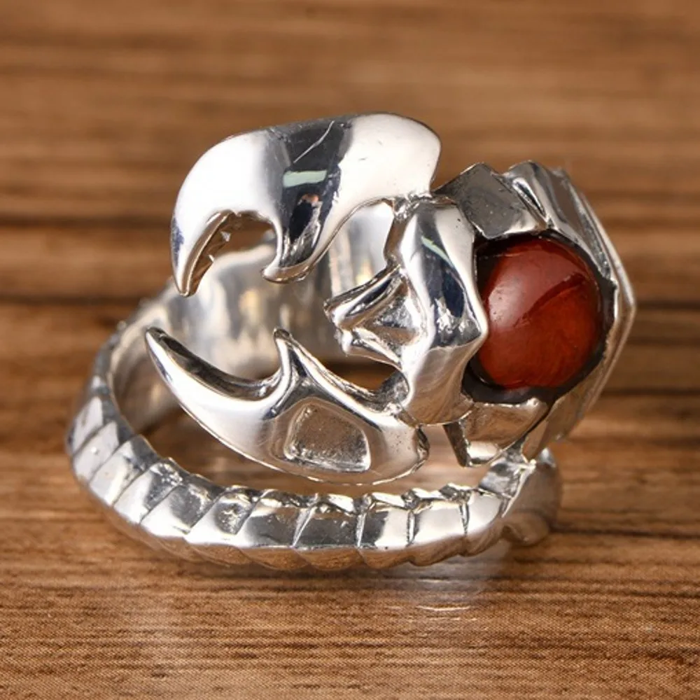 Новые искусственные серебряные украшения инкрустированные гранатом