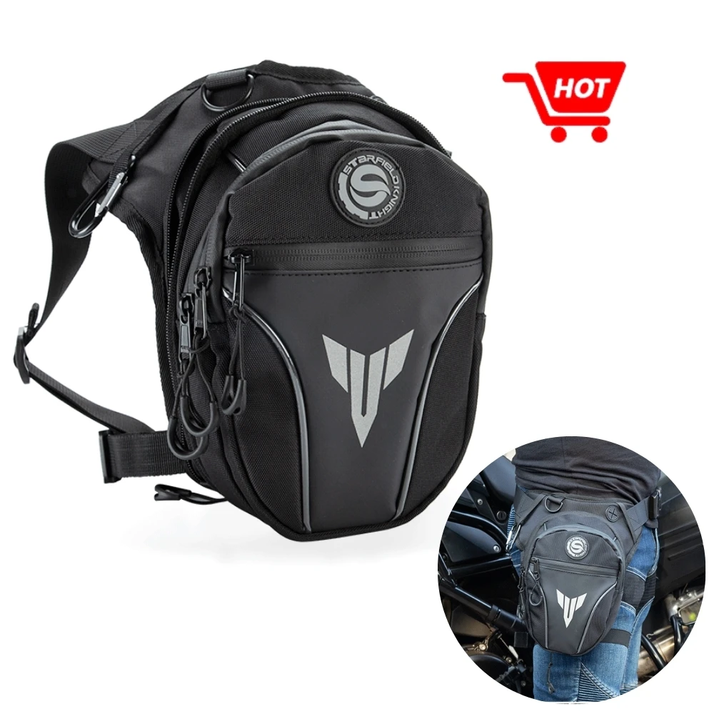 Нейлон сумки на пояс ног сумка Водонепроницаемый поясная для мотоцикла Сумка