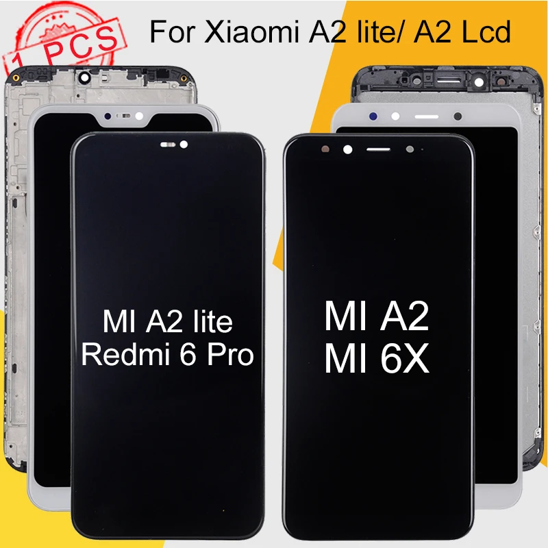 Акция Catteny для Redmi 6 Pro дисплей Xiaomi A2 ЖК сенсорный дигитайзер в сборе Lite Mi 6X экран 1
