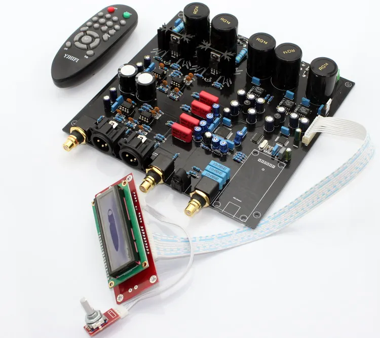 AK4497EQ single-chip audio decoder board optical fiber coaxial USB and XMOS U8 daughter card) | Home Theater Amplifiers