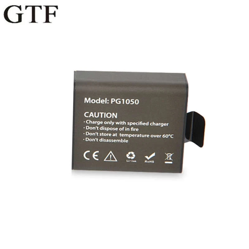 

Аккумулятор для экшн-камеры GTF 3,7 в PG1050mAh, аккумулятор для EKEN H9 H9R H3 H3R H8PRO H8R SJ4000 SJCAM SJ5000 M10 SJ5000X, аккумуляторные батареи