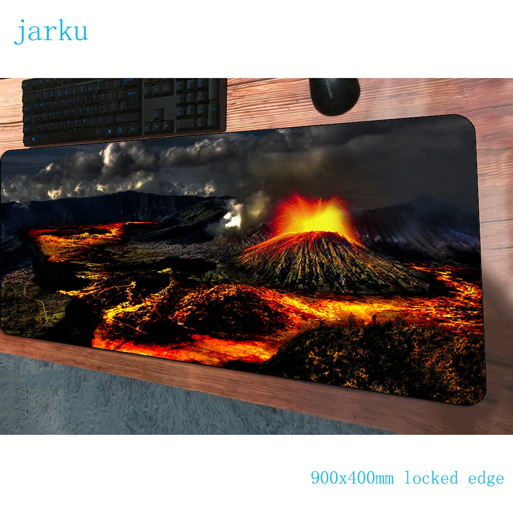 Коврик для мыши Volcanoes на день рождения 900x400x2 мм игровой коврик для мыши красивый компьютерный большой Настольный коврик для мыши