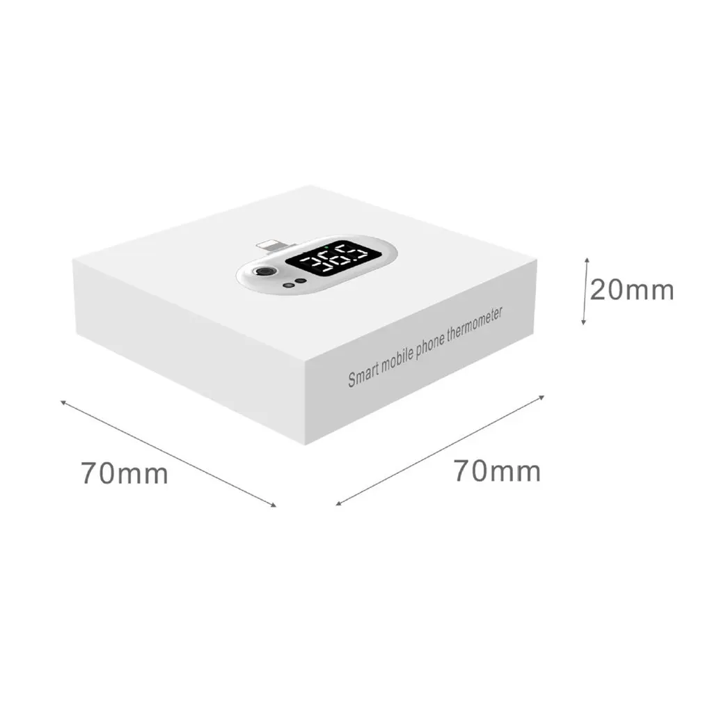 

New Arrival Mini8 Mobile Phone USB Thermometer Contact Free Digital Display Home Portable Smart Phone Thermometer