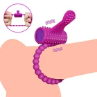 Секс-игрушка для пар, эластичное кольцо для задержки, вибрирующий член, стрейч, интенсивная стимуляция клитора, вибратор с замком преждевременной эякуляции