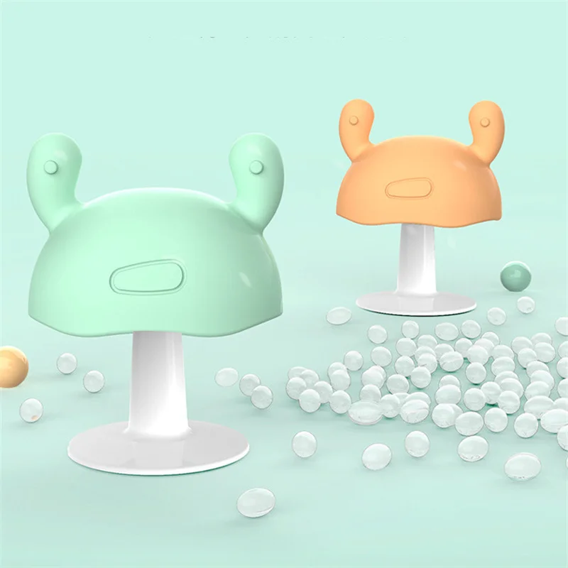 

Супермягкая силиконовая детская Успокаивающая Соска-грызунок в виде грибов форма груди для сосания сцена Предотвращение жевания пальцами