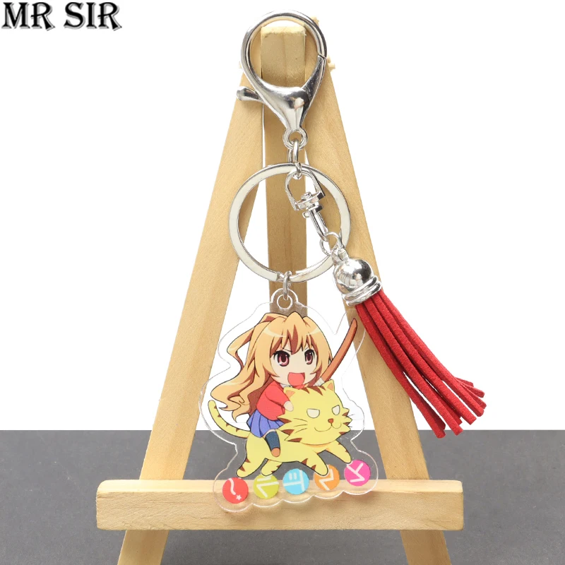 Тигровый Дракон Toradora! Aisaka Taiga брелок Kawashima Ami Kushieda Minori аниме фигурка акриловая