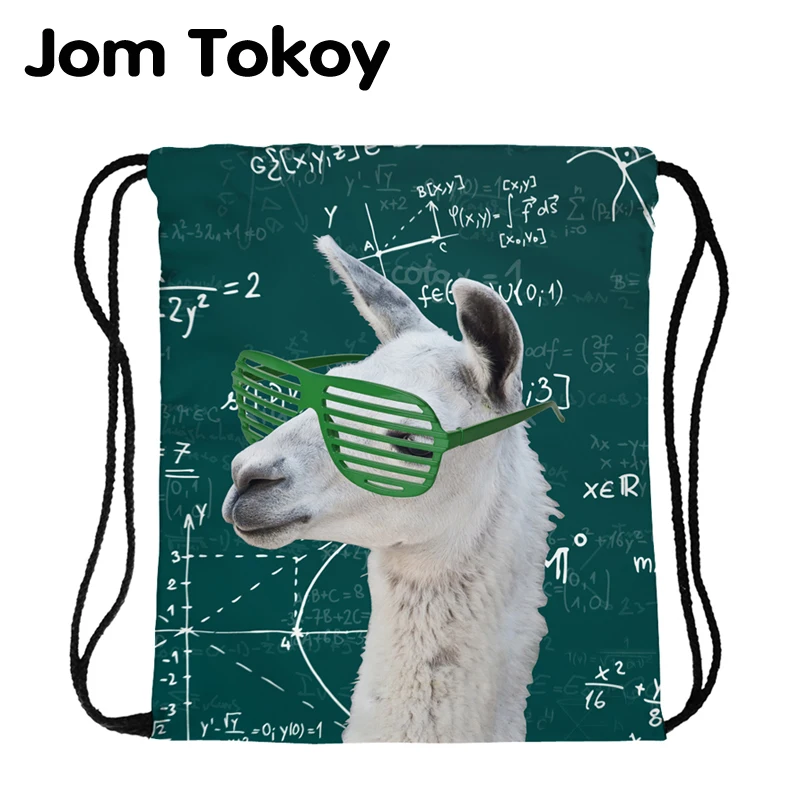 

Рюкзак JomTokoy мужской, женский, водонепроницаемый, спортивный, с принтом альпака