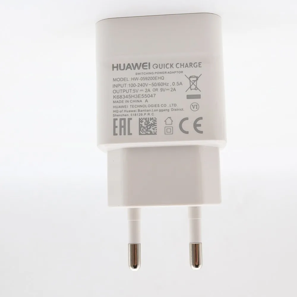 Original Huawei Charger 5V/2A 9V/2A USB Fast Charging For P8 P9 Plus Lite Honor 8 9 Mate10 Nova 2 2i 3 3i charge | Мобильные