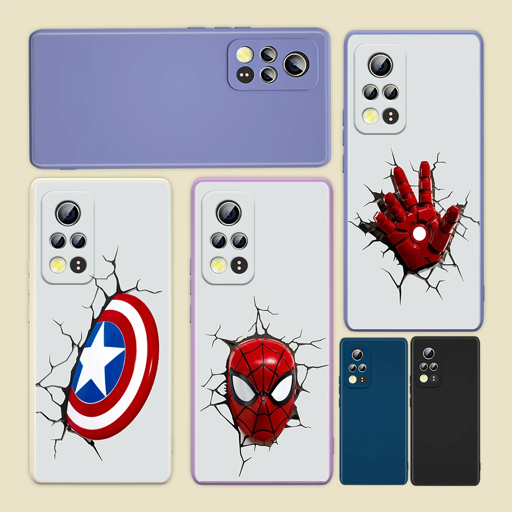 

Avengers Marvel Logo Cool For Honor 50 30 20 10X 9X V40 V30 X20 X10 Play 3 4 Pro Lite 5G Liquid Silicone Soft Phone Case