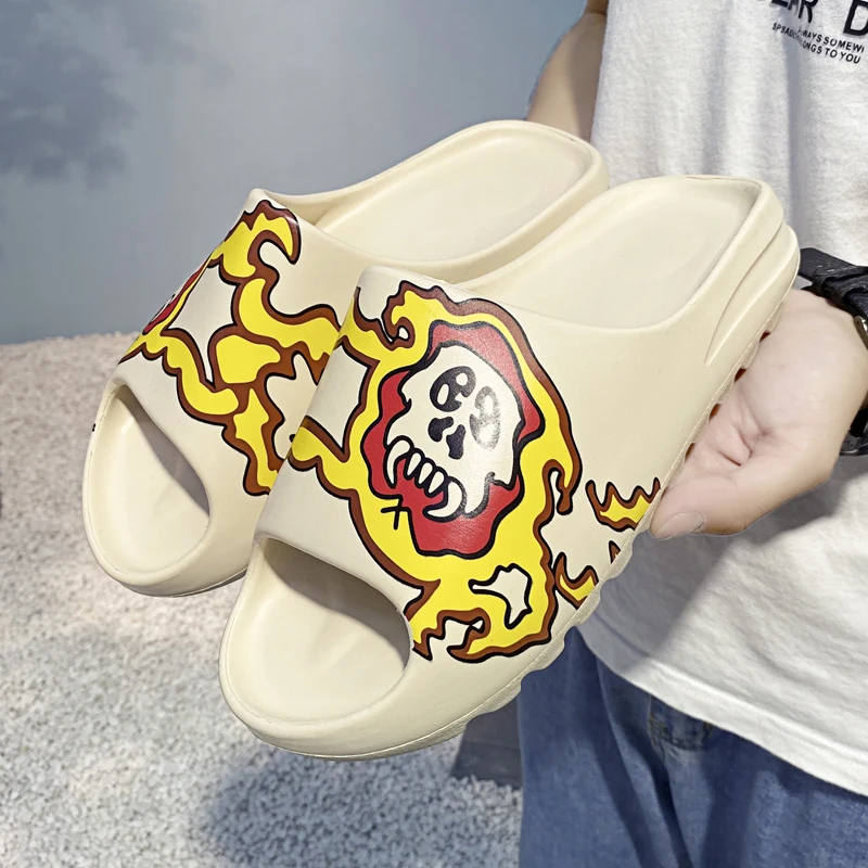 Сандалии мужские легкие с нескользящей подошвой повседневные туфли запахом