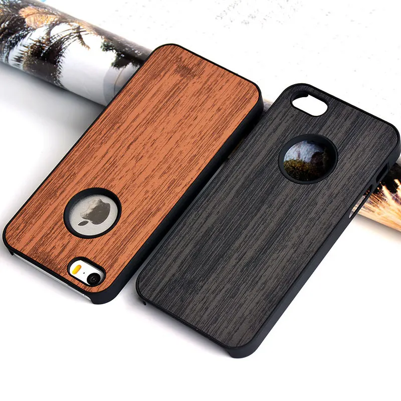 Чехол для iphone 5 чехол с узором из дерева бамбука кожи жесткого пластика
