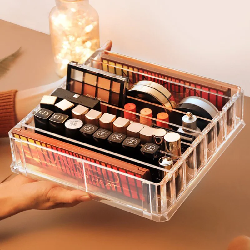 8-слойный органайзер для косметики коробка хранения пудры акриловая подставка