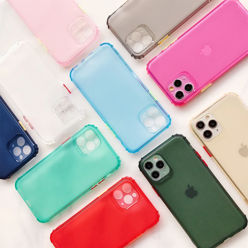 Fluorescent Bumper Hard PC Shockproof Phone case For Note10 pro plus M10 M40S A10 A750 A70 A50 A51 A30 A20E A10S A9 Starpro 2018 | Мобильные