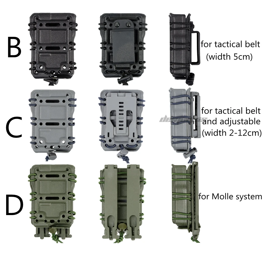 Tactical Pistol Magazine Pouches 5.56MM Molle Military Airsoft Mag CS Shooting Hunting Belt Carrier | Спорт и развлечения