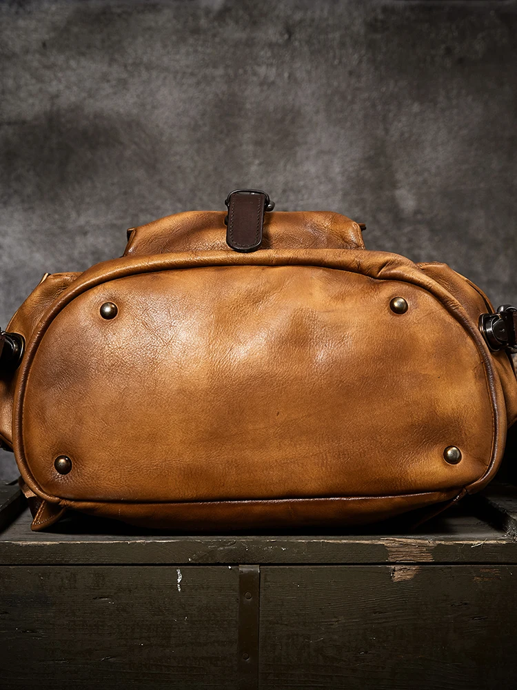 Вместительная дорожная сумка для мужчин рюкзак альпинизма ручной работы из