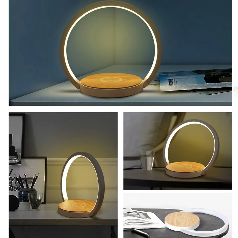 Folding Bedside LED Night Light with 10W Wireless Charger Fast Charging Bed LE66 | Лампы и освещение