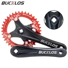 Кривошип BUCKLOS 104BCD для велосипеда, Кривошип с квадратным отверстием из алюминиевого сплава, кривошипы 170 мм, 32T, 34T, 36T, 38T, 40T, 42T для горного велосипеда