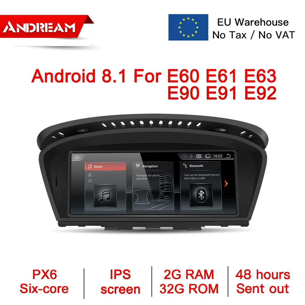 8 &quotAndroid 1 PX6 2G + 32G ips экран автомобиля мультимедиа для BMW серии 5 \ 3 E90 E91 E92 E60 E61 E62 gps