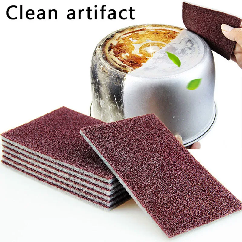 

1Pcs Magic Cleaning Sponge Household Tools Kitchen Utensils Accessory Wash Emery Sponge Powerful Stain Removal Artifact