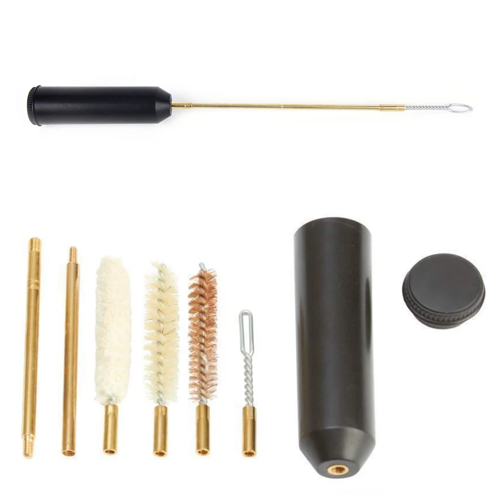 

Hand Rod Brush Pocket Size Pistol Cleaning Kit For Pistols Cal.38/357/9Mm Outdoor Cleaning Tools