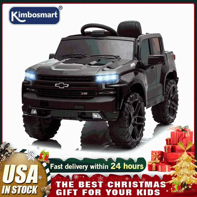 

Kimbosmart 12V Kids Electric Car Ride On Car Kids Cars Electric In Ride On Toddler Electric Car 4 Wheels Christmas Gifts for Kid