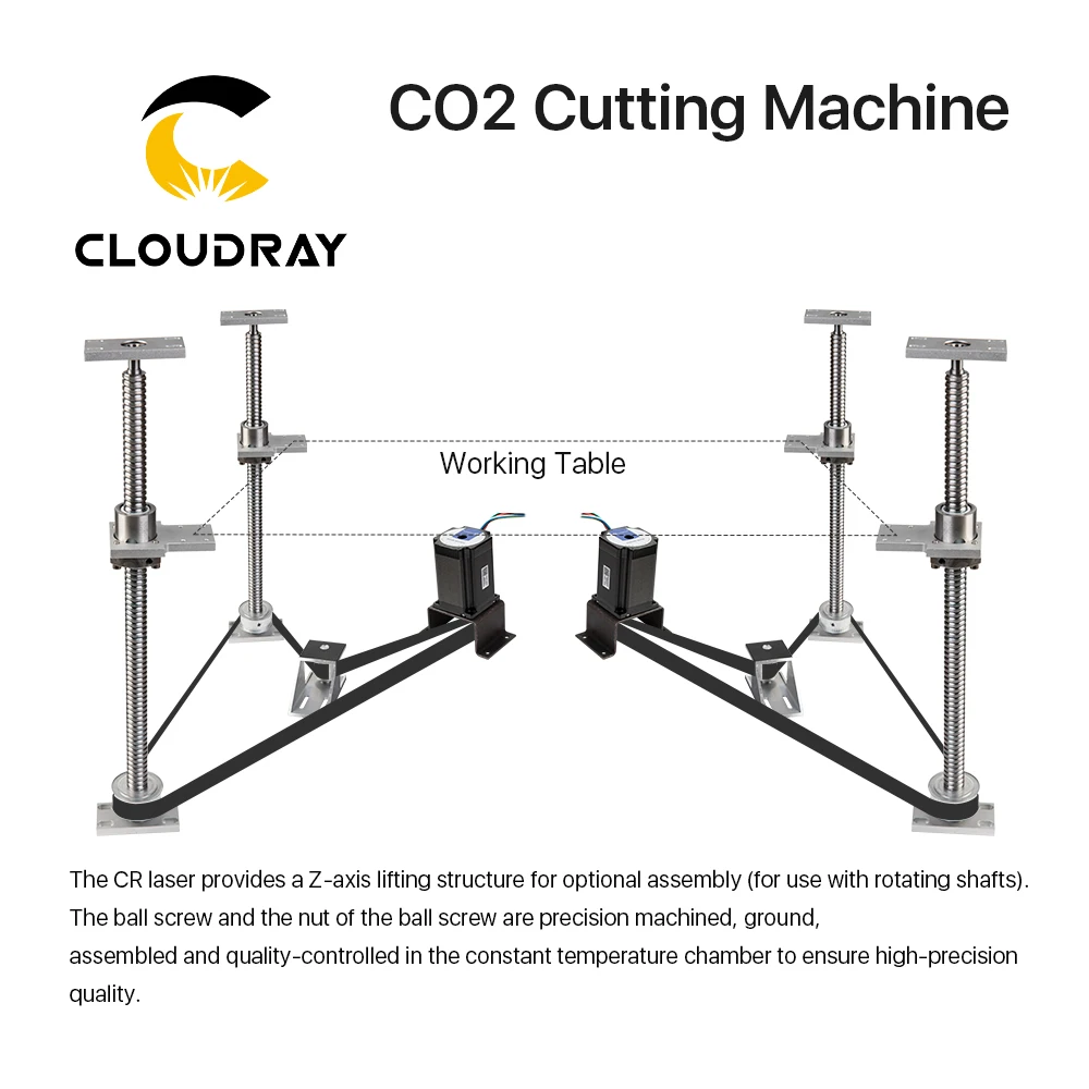 Cloudray 130W-150W машина для резки CO2 CR1390/ CR1610 с S &amp A чиллером 5200AH | Инструменты