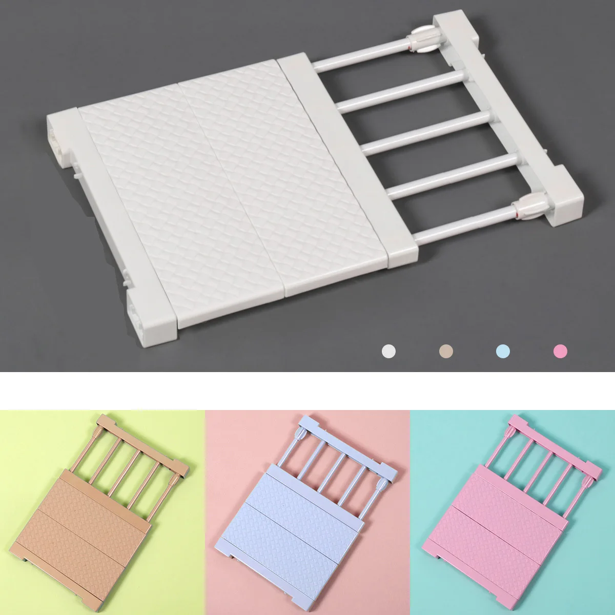 New Adjustable Closet Organizer Storage Shelf Wall Mounted DIY Wardrobe Space Saving Cabinet Rack Bathroom | Дом и сад