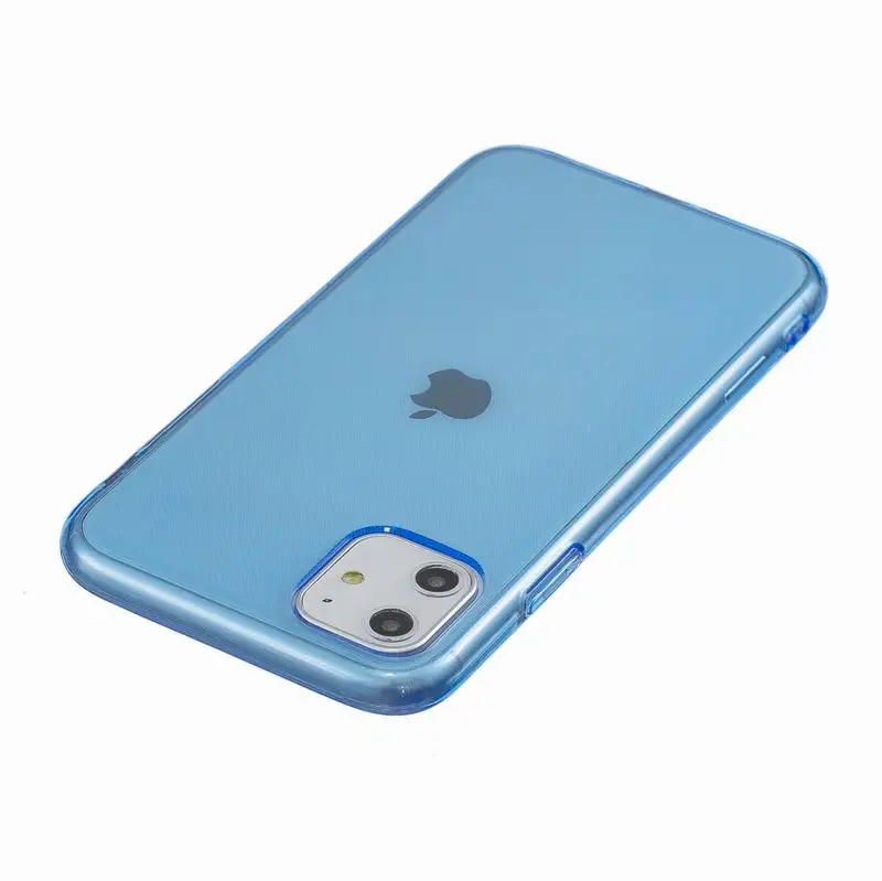 Ультра тонкий чехол для iphone 6 6S 7 8 Plus X XS Max XR 11 Pro Модный цветной прозрачный