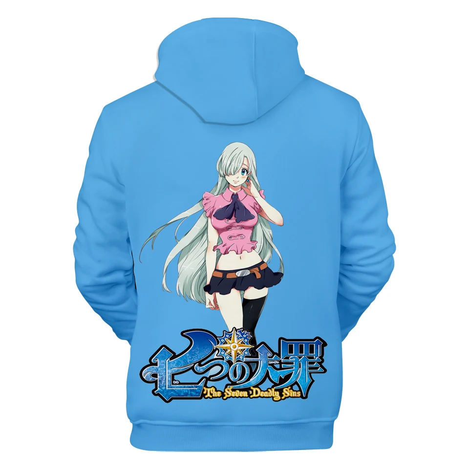 

The Seven Deadly Sins Hooded Print Nanatsu no taizai 3D Hoodies Men/Women Pullover Hip Hop Harajuku Sweatshirt Casual Hoodies