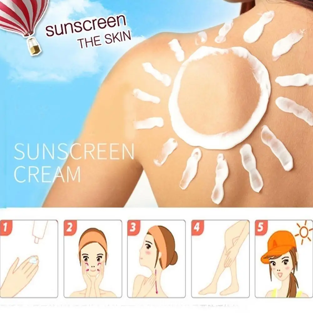 Солнцезащитный отбеливающий крем для тела SPF 90 увлажняющий солнцезащитный