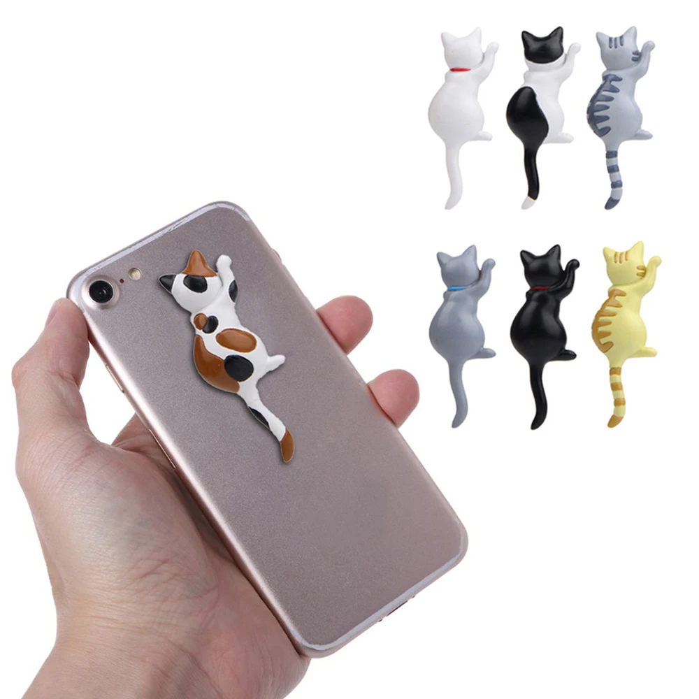 Милый Кот холодильник магнит мультфильм доска Забавный котенок 3D Пастер DIY