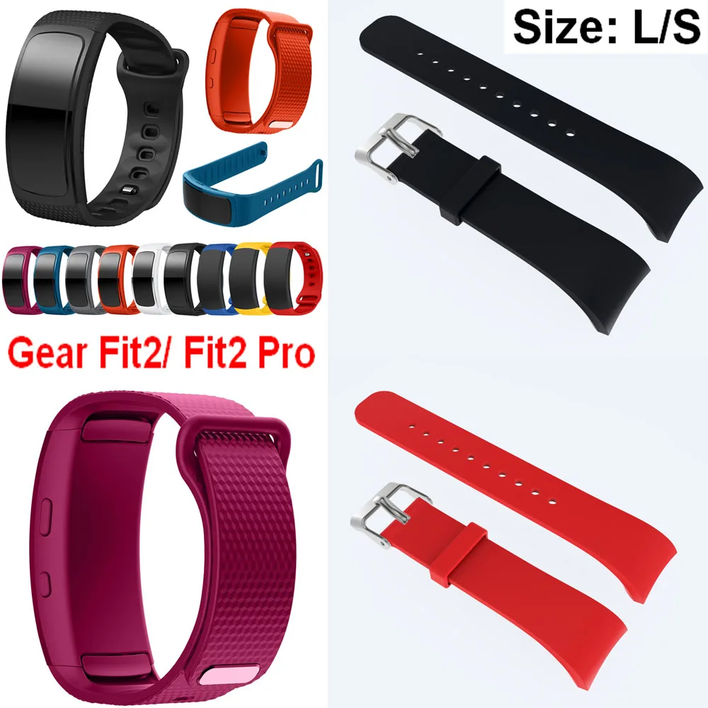 Смарт-часы L/S для samsung gear Fit2 Pro, браслет, силиконовый наручный браслет, подходит для 2 Pro, наручный ремешок для samsung gear Fit2, ремешок для SM-R360