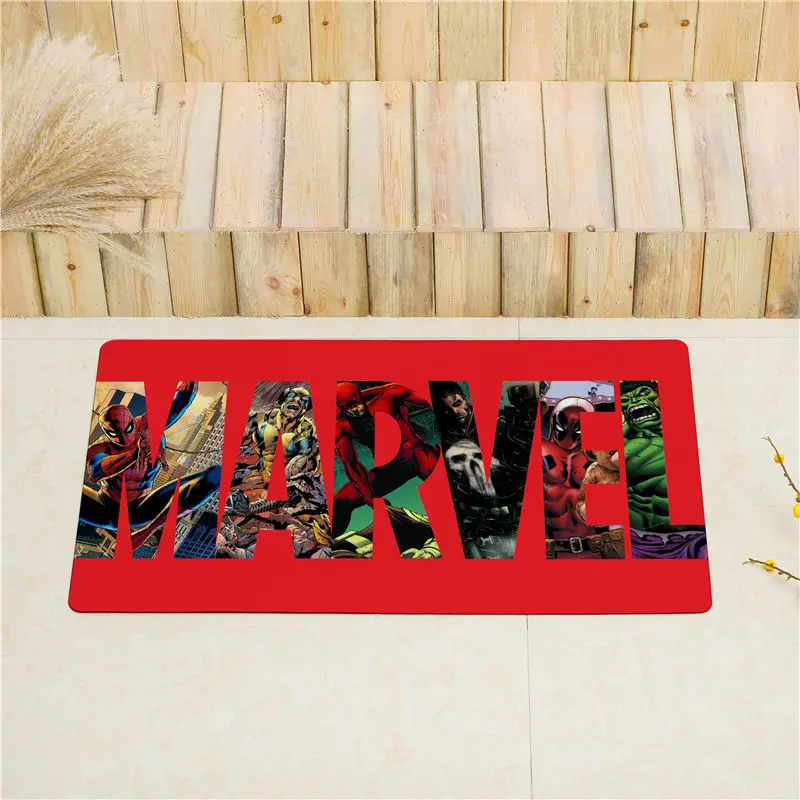 5 Marvel супергерой входной коврик коврики для кухни для пола Придверный коврик для улицы нескользящий коврик для дома пол половик Добро пожаловать ковры - Цвет: 5