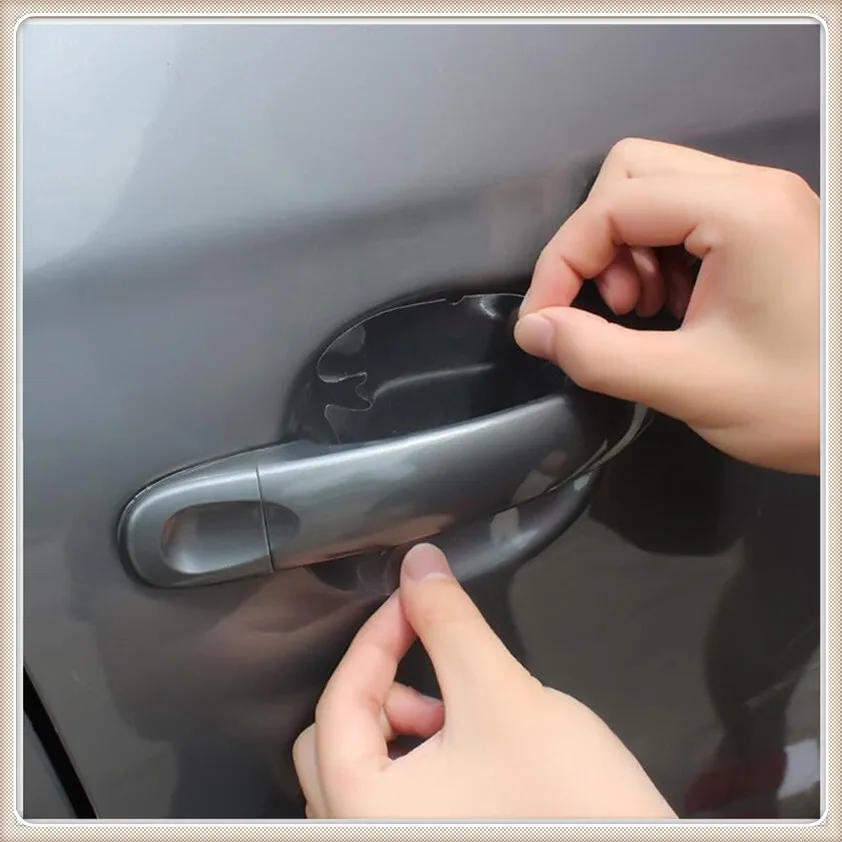 Защитная пленка для ручки автомобиля прозрачная наклейка Toyota 4runner Sienna Sequoia Prius GR