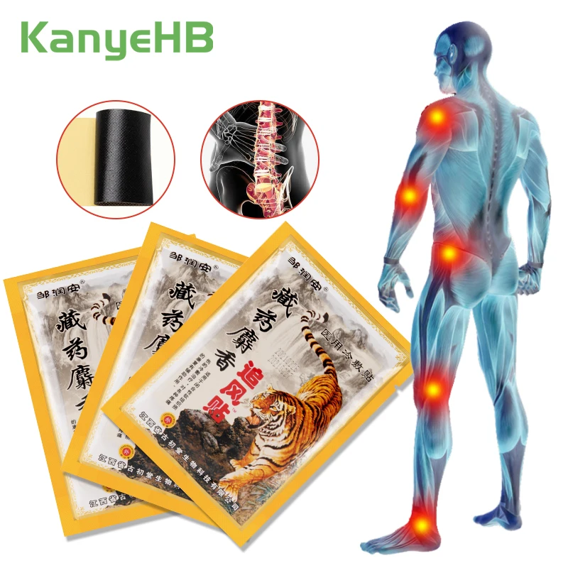 

24pcs/3bags Tiger Balm Pain Relief Patch Neck Back Muscle Rheumatoid Arthritis Pain Lumbar Knee Treatment Herbal Stickers A550