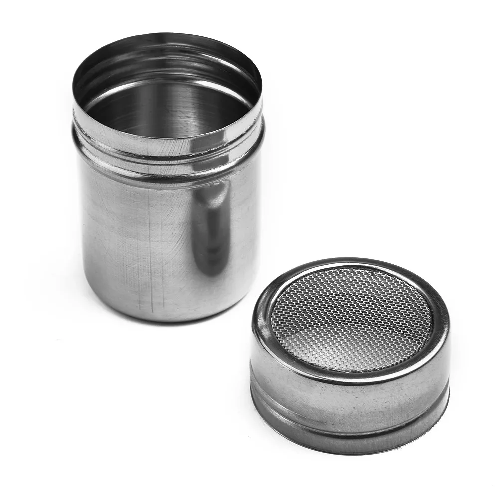 

Dining Seasoning jar Professional Cooking Stainless steel 2Pcs BBQ With lid