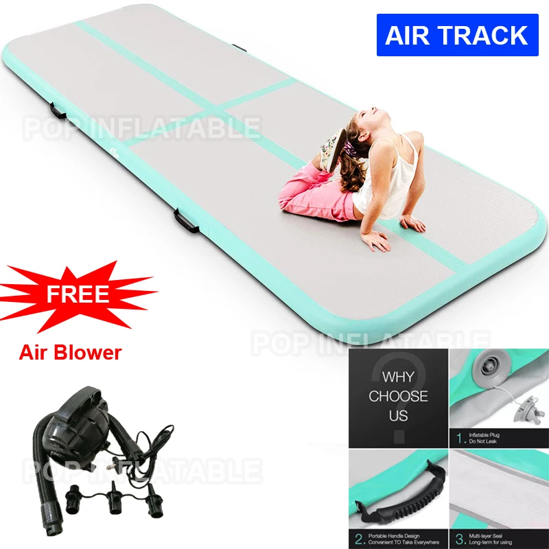 

Free Shipping Airtrack 2m 3m 4m Air Track Inflatable Gymnastic Mattress Gym Tumble Floor Tumbling Mat For Adult or Child Indoor